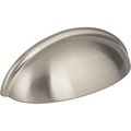 Elements By Hardware Resources 3" Center-to-Center Satin Nickel Florence Cabinet Cup Pull 2981SN